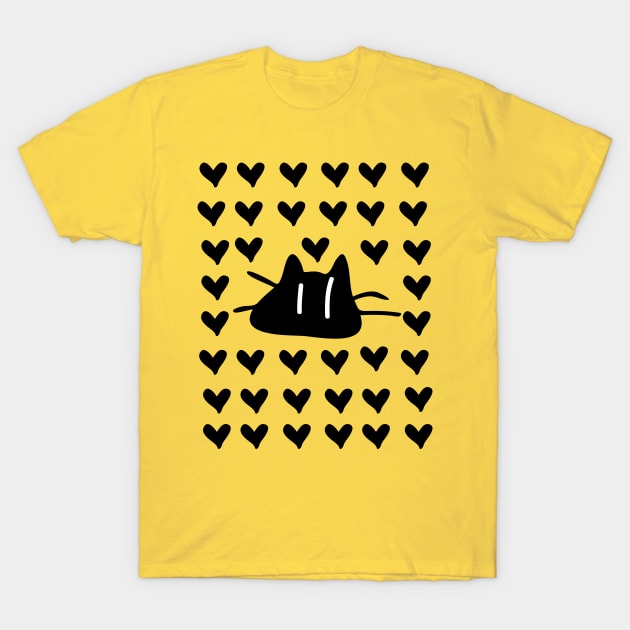 LOVE LOVE CAT T-Shirt by CindyS